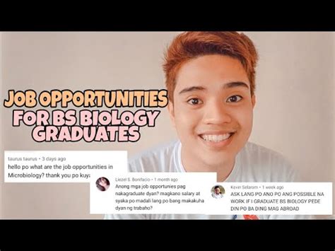 bs biology jobs philippines